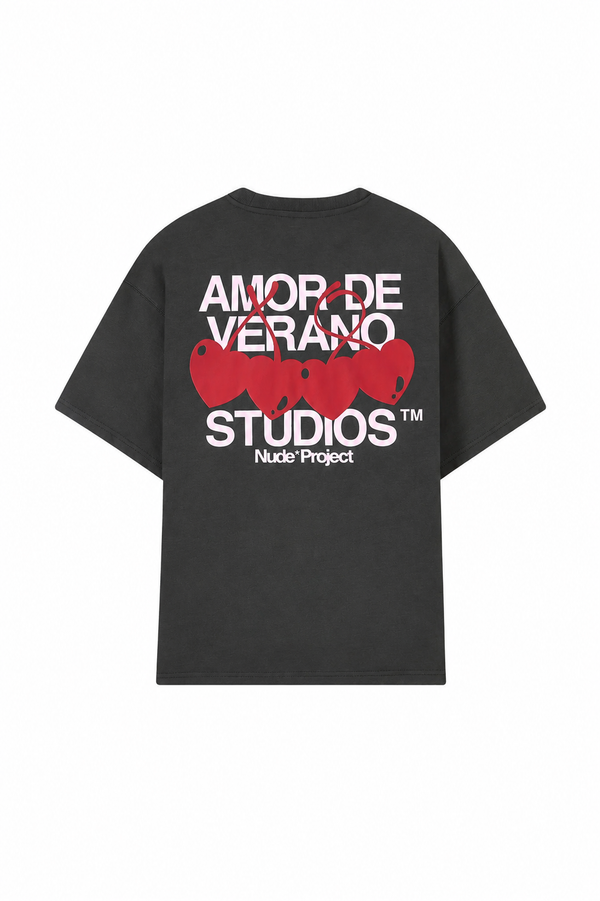 Camiseta Xoxo Blanco Crema- Nude Project