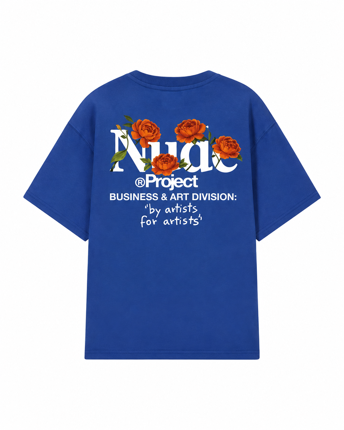 Play With Logo Tee Blue -Nude Project