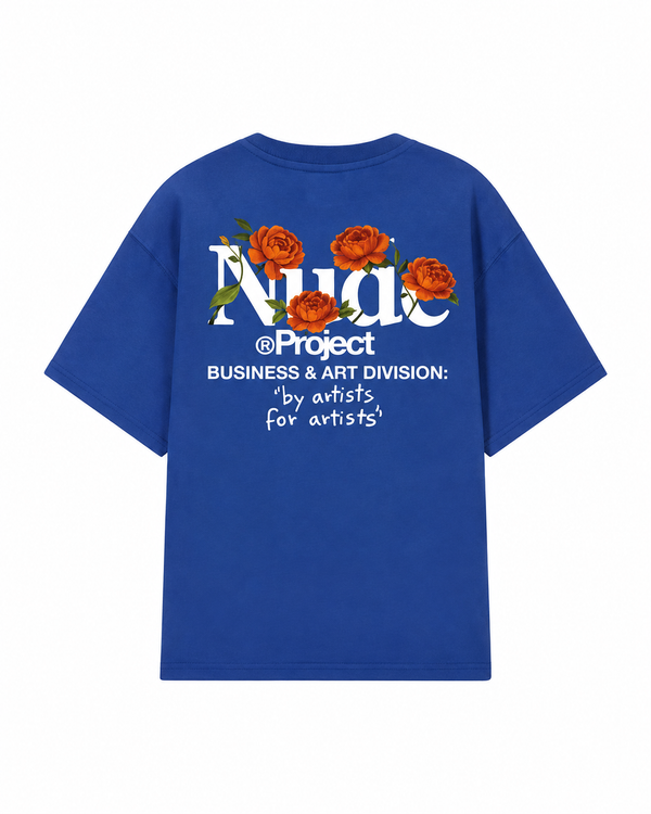 Play With Logo Tee Blue -Nude Project