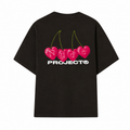 Cherry Tee Black- Nude project