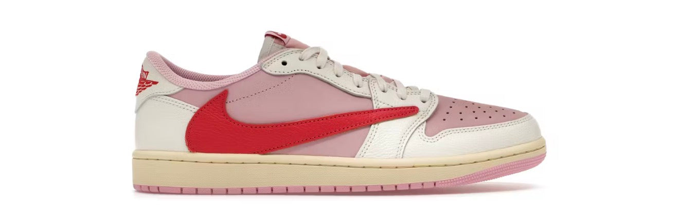 Travis Scott x Air Jordan 1 Low “Shy Pink”