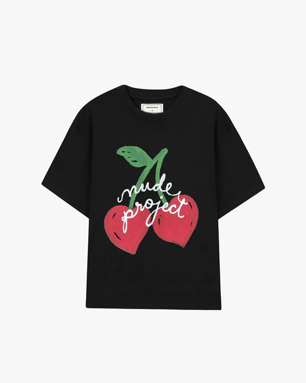 Berry Tee black- Nude project