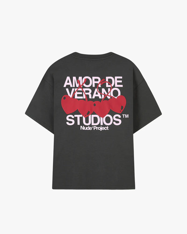 Camiseta Xoxo Blanco Crema- Nude Project