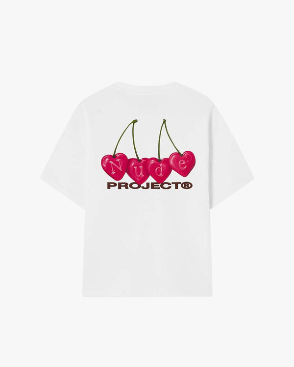 Cherry Tee White-Nude Project
