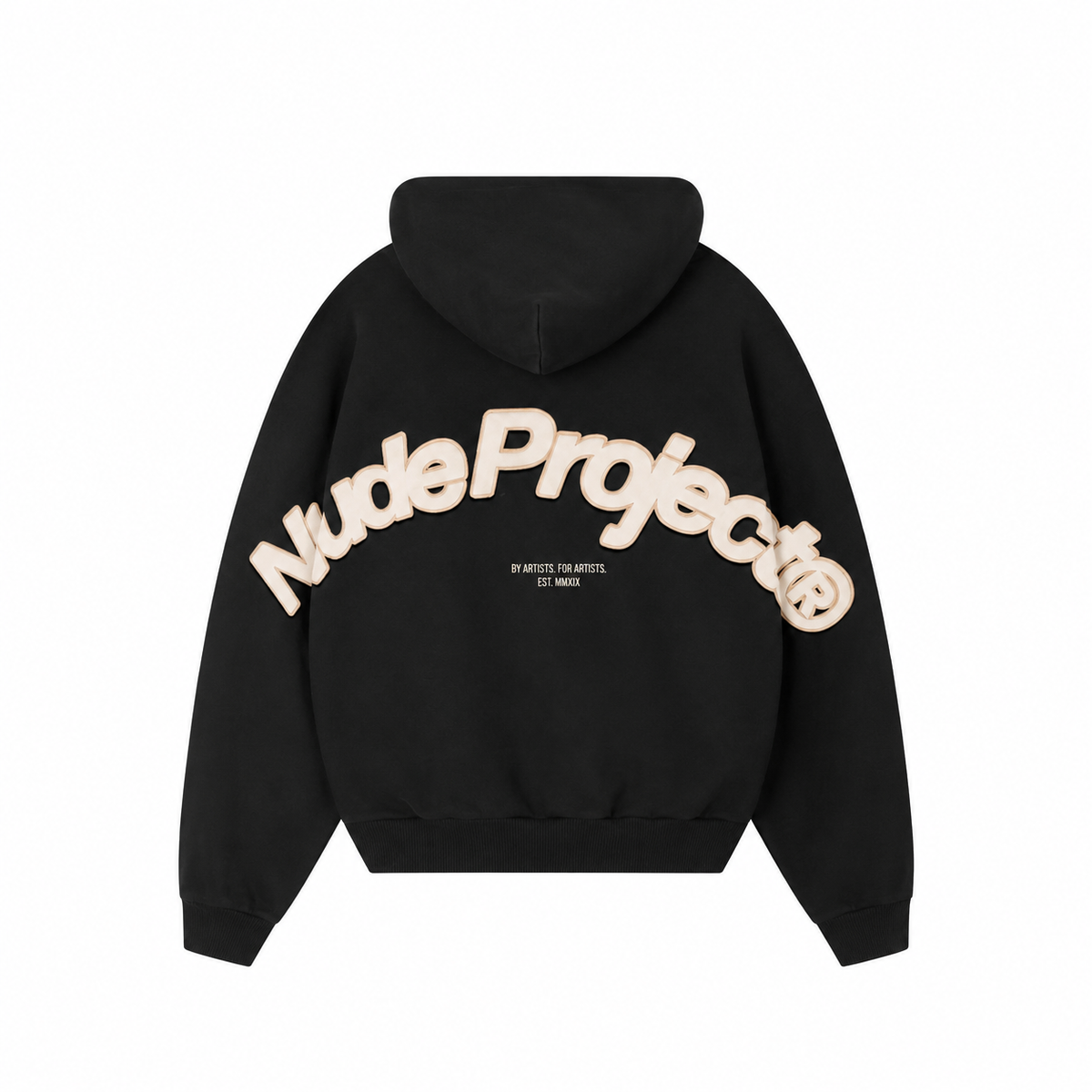 Beast Zip-up Hoodie Black