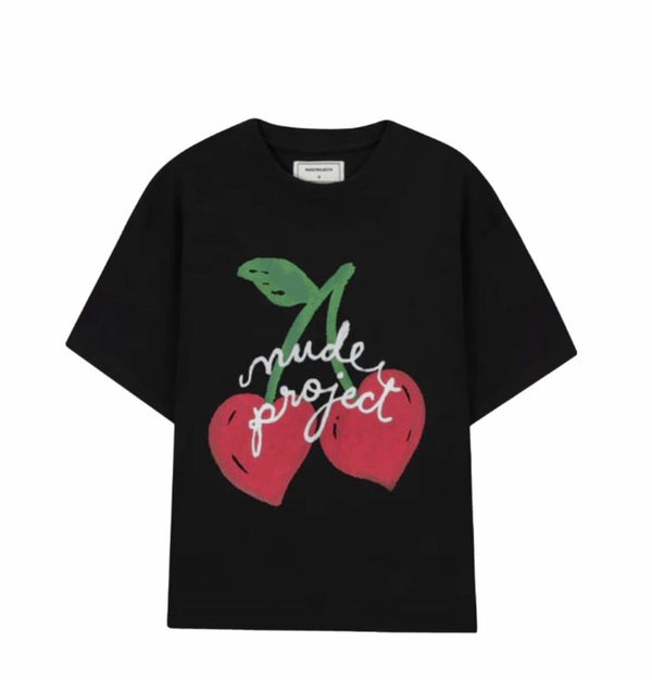 Berry Tee black- Nude project