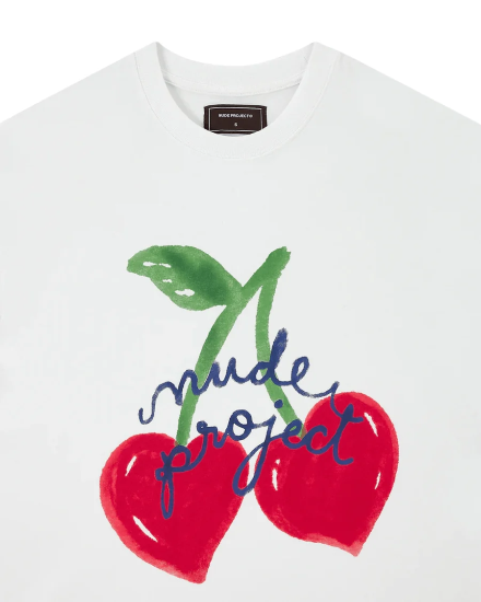 Berry Tee White