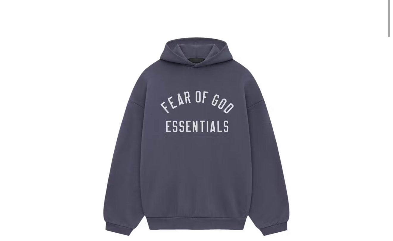 Fear of God ESSENTIALS Fleece Hoodie “Marine”