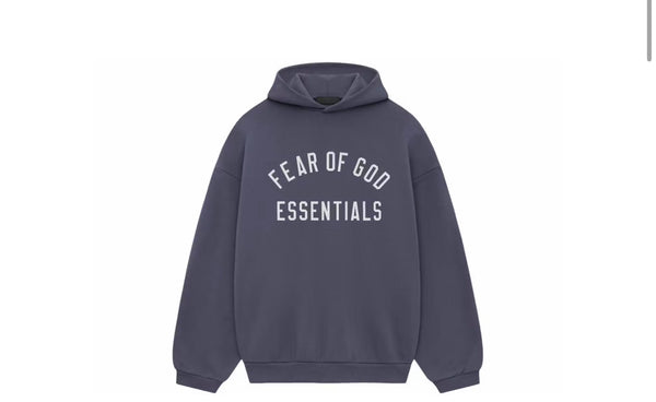 Fear of God ESSENTIALS Fleece Hoodie “Marine”