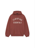 Fear of God ESSENTIALS Fleece Hoodie “Crimson”