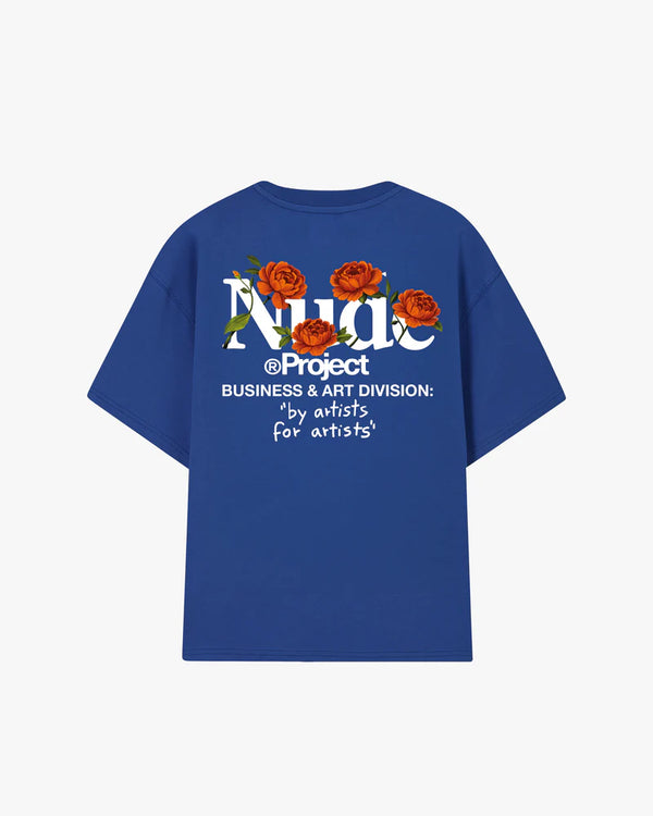 Play With Logo Tee Blue -Nude Project
